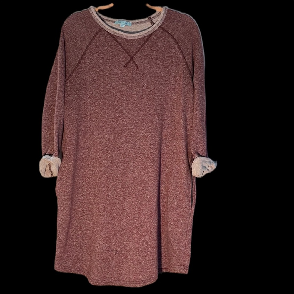 She & Sky sweatshirt tunic dress size M